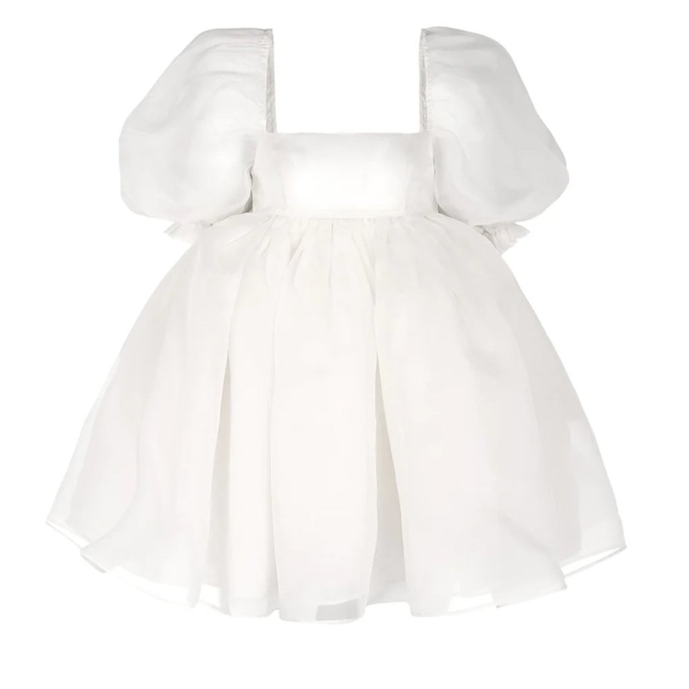 Selkie Ivory Puff Dress